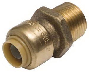 SharkBite U116LFA Lead Free Reducing Connector, 1/2" x 3/4" MNPT