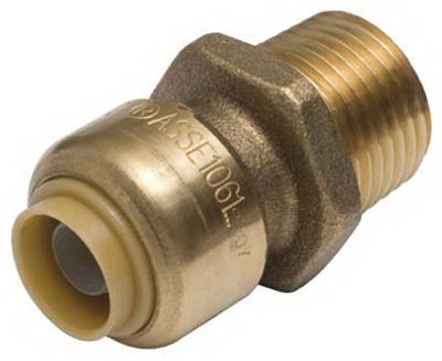 SharkBite U116LFA Lead Free Reducing Connector, 1/2" x 3/4" MNPT