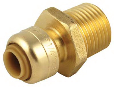 SharkBite® U110LFA Lead Free Reducing Connector, 1/4" X 1/2" MNPT