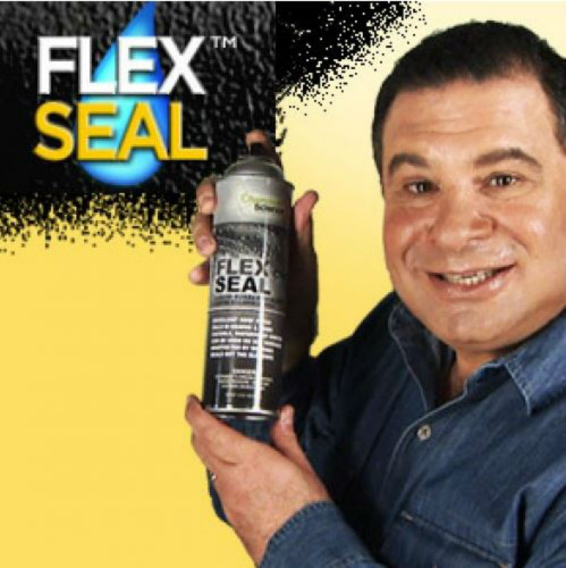 Flex Seal® FSR20 Liquid Rubber Sealant Coating, 14 Oz, Black, As Seen