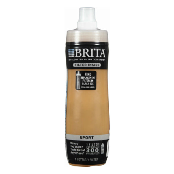 Brita® 35663 Squeezable Water Bottle with Filter, 20 Oz