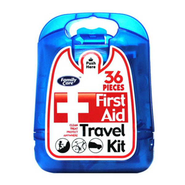 Family Care™ 80707988848 First Aid Kit, Hard Plastic Case, 36 Piece