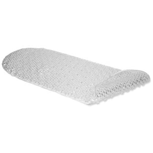 Con-Tact® Brand BMAT-C4J02-04 Bubble Bath Mat, 15" x 34.5", Clear