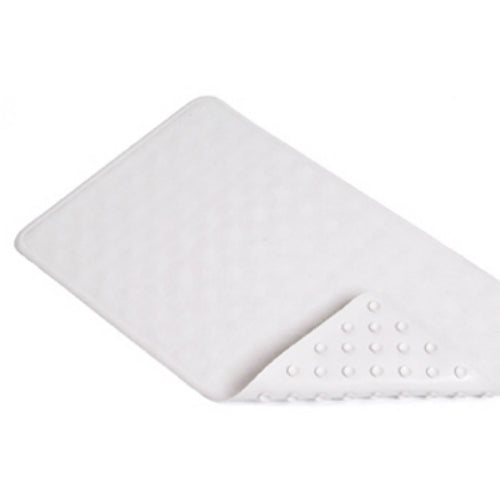 Con-Tact® Brand BMAT-C4L04-04 Circles Rubber Bath Mat, 14" x 24", White