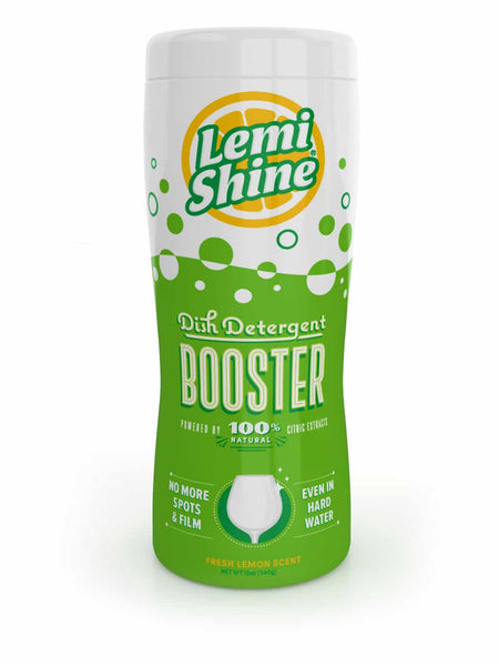 Lemi Shine 28744 Super Concentrated Dish Detergent Booster, Fresh Lemon, 12 Ounce