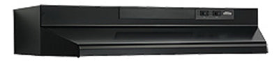 Broan F403023 Convertible Ducted Range Hood, 30", Black