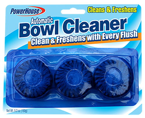 PowerHouse® 92544-1 Fresh Bowl Automatic Toilet Bowl Cleaner Tab, 3-Count