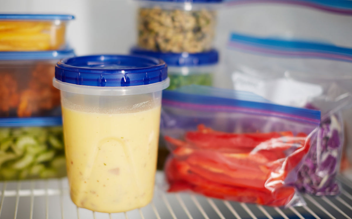 Ziploc® 003991 Double Zipper Freezer Bags with Easy Open Tabs, Pint, 20-Count