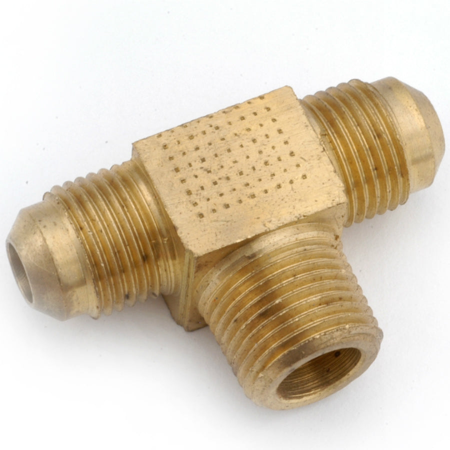 Anderson Metals 754045-0808 Lead Free Male Branch Tee, Brass, 1/2" x 1/2" MPT