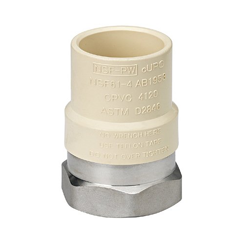 Homewerks® 538-34-34-B CPVC Transition Adapter, CPVC x FIP, 3/4"