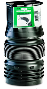 Cleveland Tubing 53202 Flexible Downspout Adapter 2" x 3" x 4"