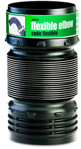 Cleveland Tubing 57010 Elbow Landscaping Drain Pipe Adapter