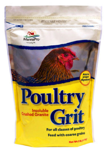 Manna Pro® 0806980236 Poultry Grit Insoluble Crushed Granite, 5 Lb
