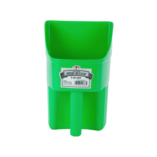 Little Giant 153874 Enclosed Plastic Feed Scoop, 3 Qt, Lime Green