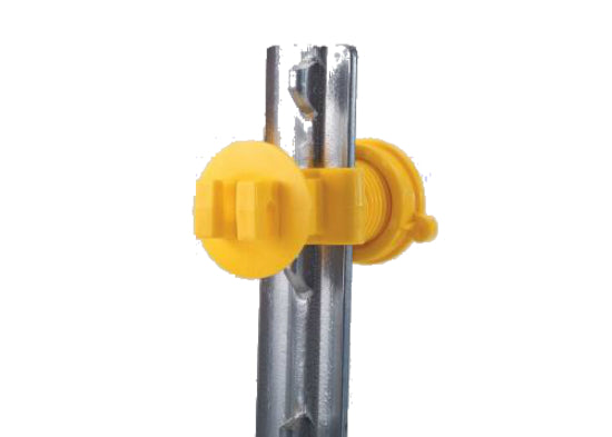 Dare 2193-25 Western Screw Tight T-Post Insulator, Yellow