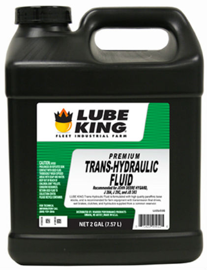 Lube King LU23JD2G Premium Trans-Hydraulic Fluid, 2 Gallon