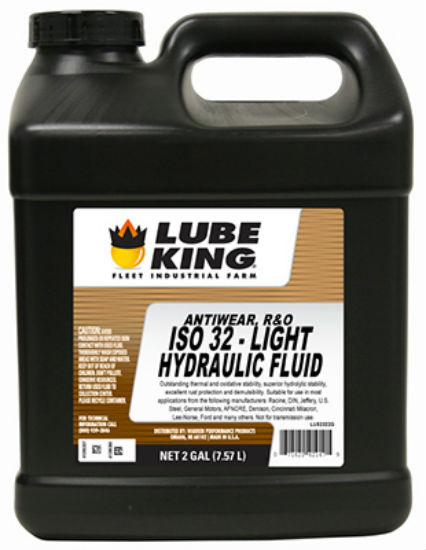 Lube King LU52322G Light Hydraulic Fluid, Antiwear R&O ISO 32, 2 Gallon