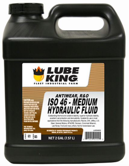 Lube King LU52462G Antiwear Medium Hydraulic Fluid, AW ISO 46, 2 Gallon