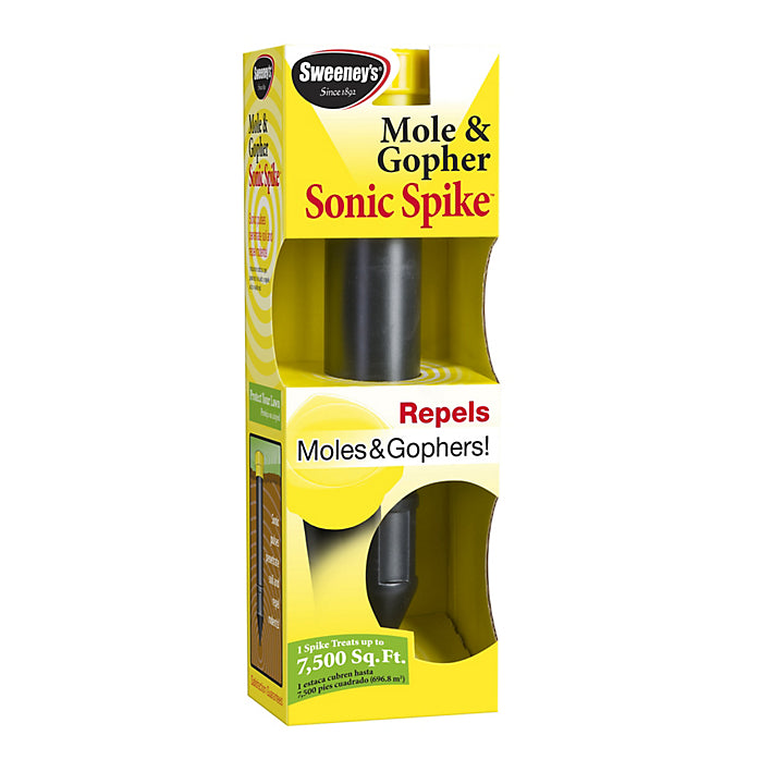 Sweeney’s® S9012-1 Mole & Gopher Sonic Spike™, Treats Up To 7500 SqFt