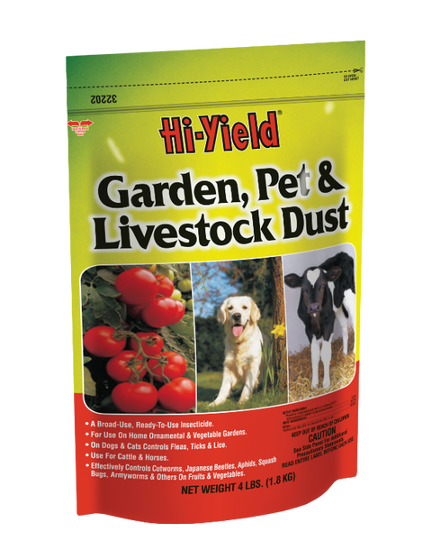 Hi-Yield® 32202 Garden, Pet & Livestock Dust, 4 Lb