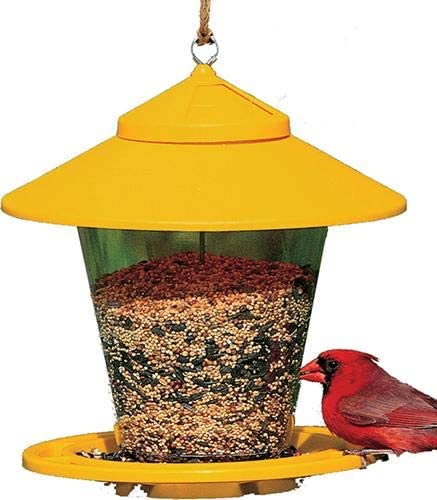 Audubon NA6231 Hopper Granary Bird Feeder, 4 Lbs, Assorted Colors
