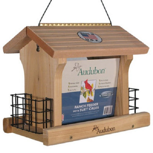 Audubon™ NARANCH3  Large Ranch Bird Feeder with Suet, 5 Lbs Capacity