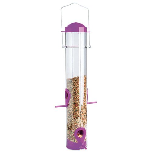 Audubon™ NA11502S Dual-Port Wild Bird & Finch Tube Feeder, Multi-Colored, 13"