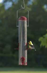 Audubon™ NA11502S Dual-Port Wild Bird & Finch Tube Feeder, Multi-Colored, 13"