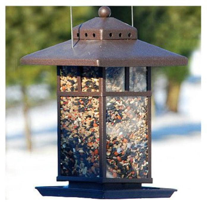 Audubon™ NA31920 Metal Square Lantern Bird Feeder, 11", 2.25 Lbs Capacity