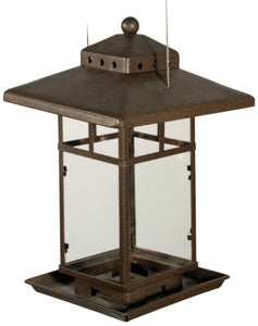 Audubon™ NA31920 Metal Square Lantern Bird Feeder, 11", 2.25 Lbs Capacity