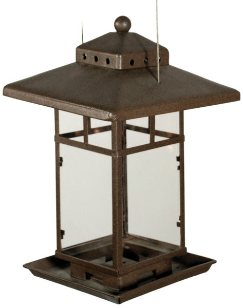 Audubon™ NA31920 Metal Square Lantern Bird Feeder, 11", 2.25 Lbs Capacity