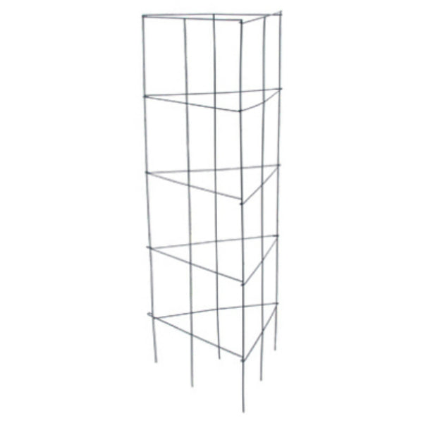 Panacea™ 89310 Green Powder Coated Steel 3-Panel Tomato Tower, 47"