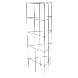 Panacea™ 89310 Green Powder Coated Steel 3-Panel Tomato Tower, 47"