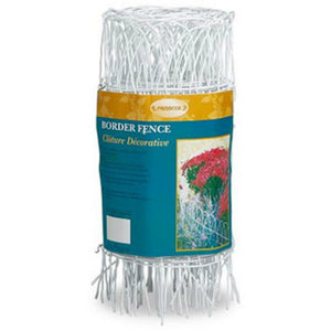 Panacea™ 89307 Arch Top Style Fence Roll, White, 14" x 20'