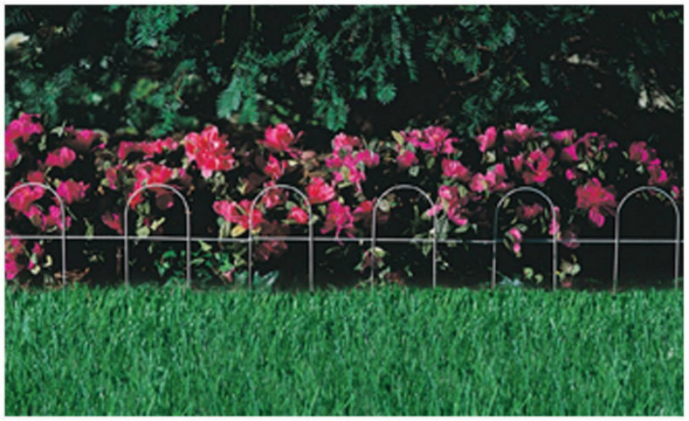 Panacea™ 89319 Arch Folding Fence, White, 10" H x 10' Long