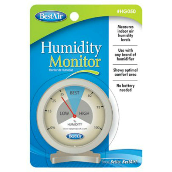 BestAir HG050 Humidity Monitor Portable Hygrometer