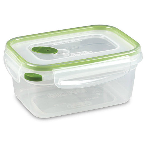 Sterilite® 03121606 Ultra-Seal™ Rectangle Food Storage Container, Green, 4.5 Cup