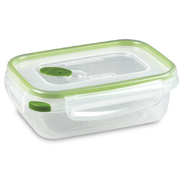 Sterilite® 03111606 Ultra-Seal™ Rectangle Food Storage Container, Green, 3.1 Cup