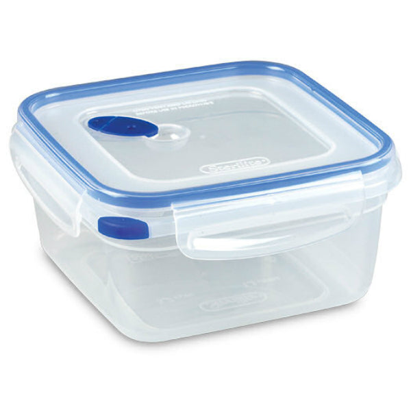 Sterilite® 03324706 Ultra-Seal™ Square Food Storage Container, Blue, 5.7 Cup