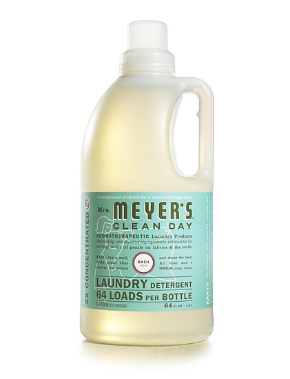 Mrs. Meyer's Clean Day 14831 64-Loads Laundry Detergent, 64 Oz, Basil Scent