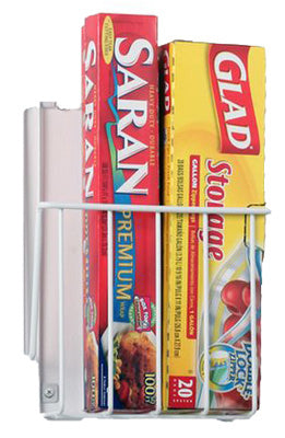 Spectrum 65600 Mountable Wrap Rack With Screws, White