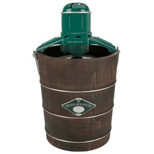 White Mountain PBWMIME412 Appalachian Series Electric Ice Cream Maker, 4 Qt