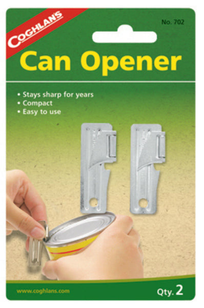 Coghlan's 702 G.I. Pocket Can Opener, Nickel Plated, 2-Piece