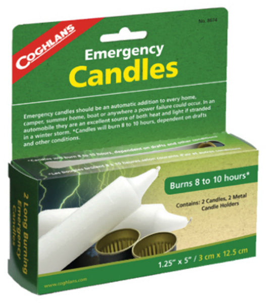 Coghlan's 8674 Emergency Candles, 1-1/2" x 5", 2-Pack