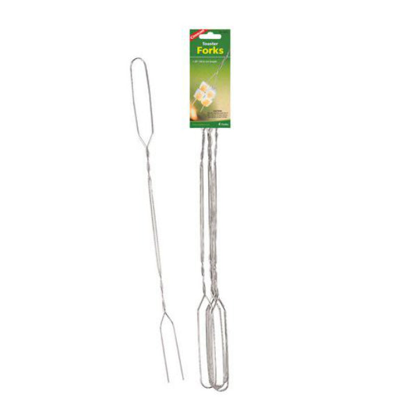 Coghlan's 8975 Chrome Wire Toaster Fork, 20", 4-Pack