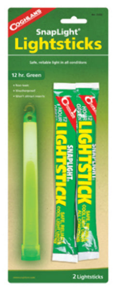 Coghlan's 9202 SnapLight Lightstick, Green, 2-Pack