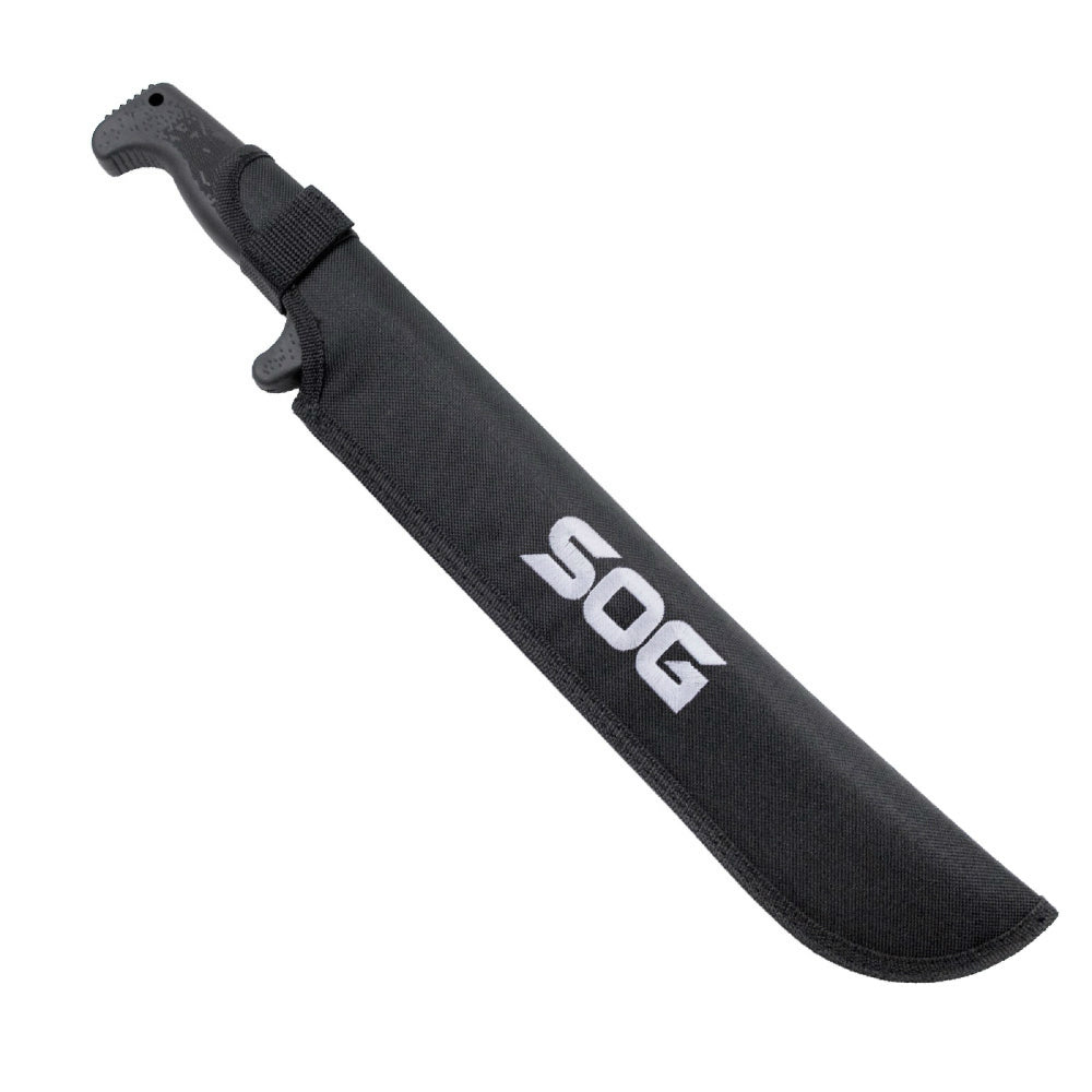 SOG MC01-N High Carbon Stainless Steel Blade Machete, 13", Black Powder Coated