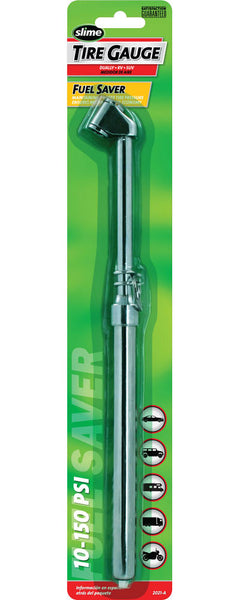 Slime® 2021-A Dual Head Pencil Tire Gauge, 10-150 PSI