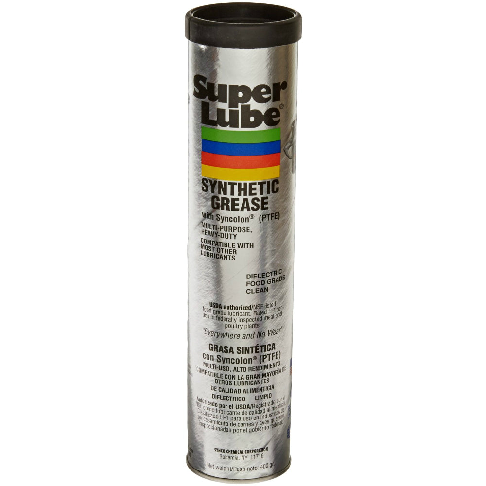 Super Lube® 41150 Multi-Purpose Synthetic Grease with Syncolon PTFR, 400 Gram