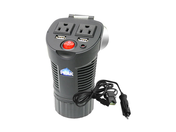 Peak Auto PKC0BM Power Cup Inverter, 150-Watt